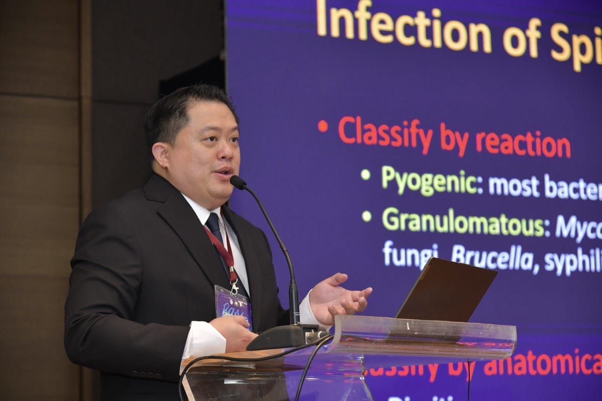 กระดูกสันหลัง โลโก้ SST สมาคมกระดูกสันหลังแห่งประเทศไทย ออร์โธปิดิกส์